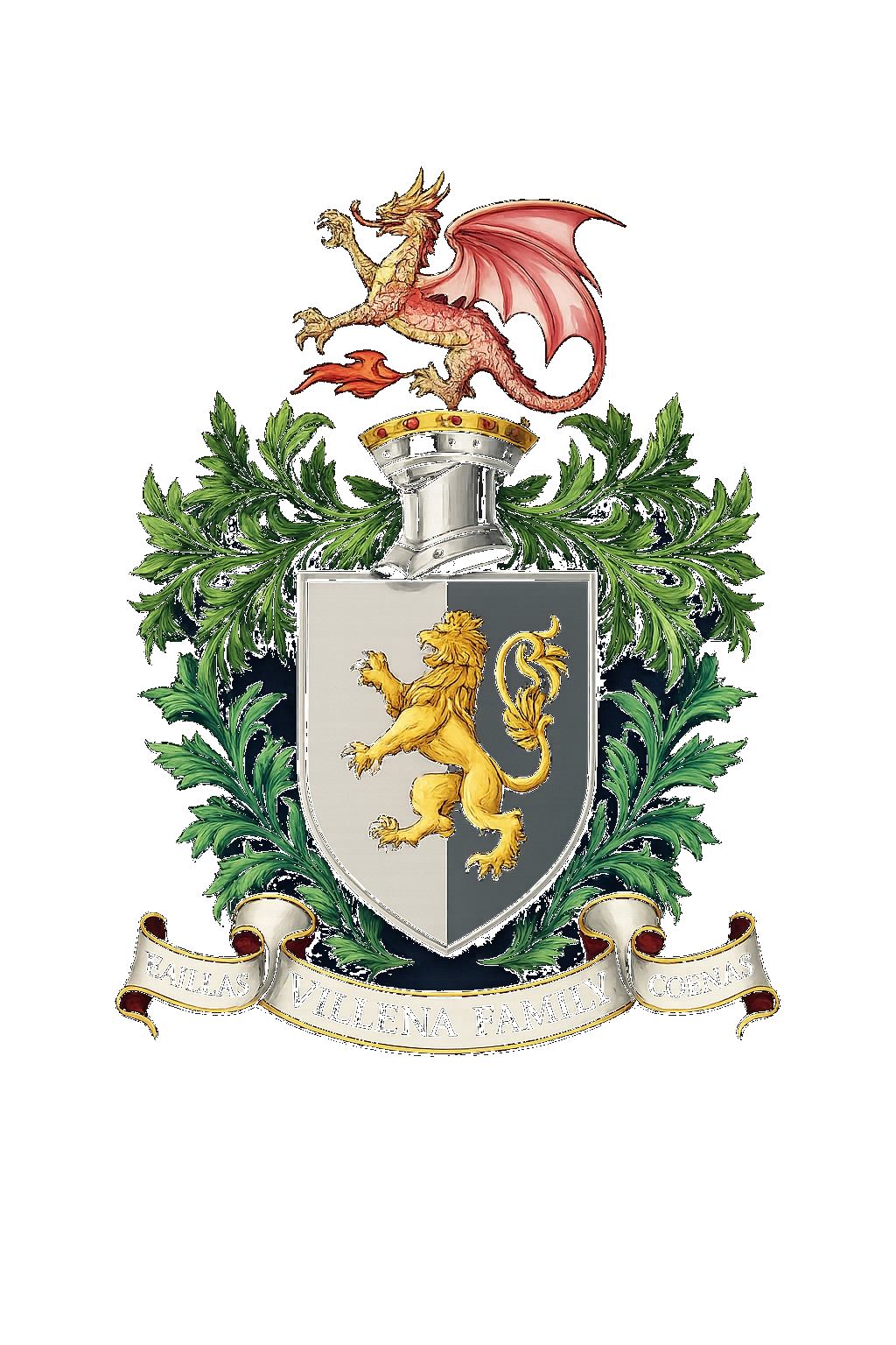 Escudo familiar Villena